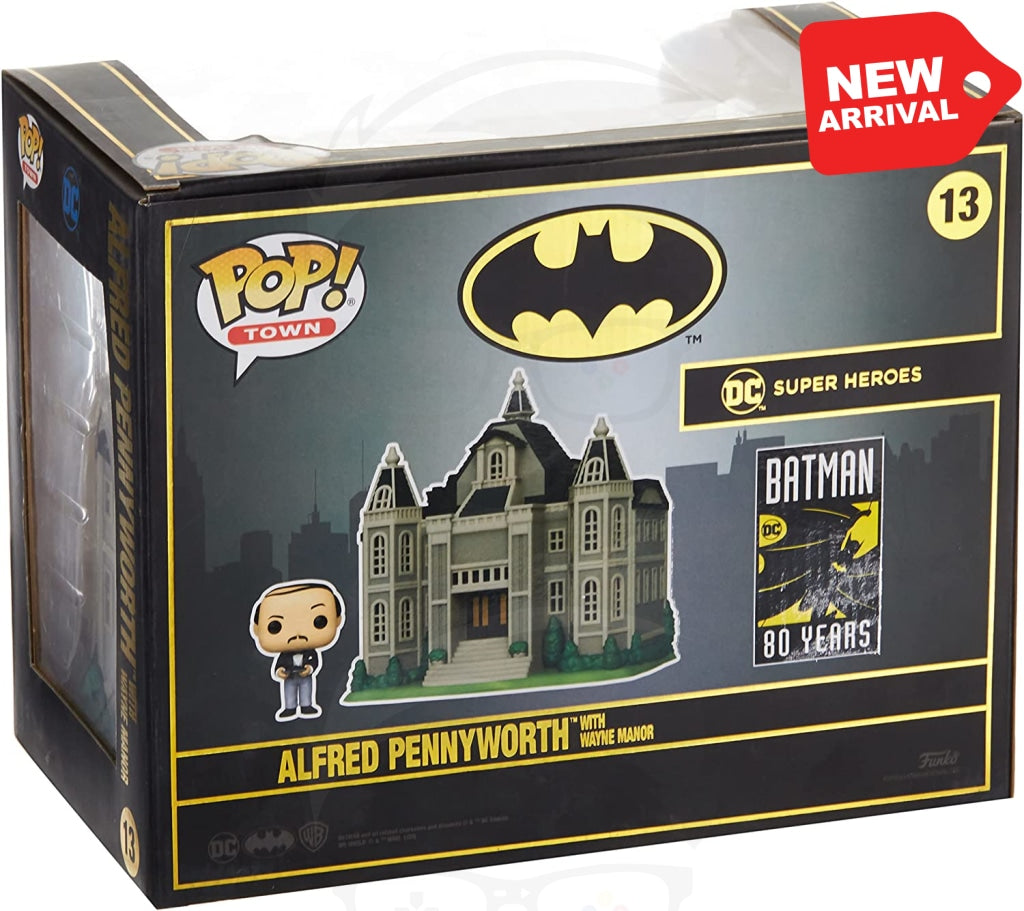 Funko Pop! Town: Batman 80th - Wayne Manor with Alfred Pennyworth Funko Pop! Town: Batman 80th - Wayne Manor with Alfred Pennyworth